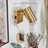 Javel Wandlamp, Muurspot Goud, 1-licht