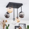 Chehalis Plafondlamp, Kogellampje Amber, Duidelijk, Rookkleurig, 5-lichts Chehalis Plafondlamp, Kogellampje Amber, Duidelijk, Rookkleurig, 5-lichts