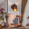 Fallhagen Wandlamp, Muurspot Zwart, 1-licht