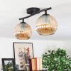 Gastor Plafondlamp, Kogellampje Amber, 2-lichts