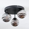 Chehalis Plafondlamp, Kogellampje Rookkleurig, 3-lichts