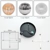 Chehalis Plafondlamp, Kogellampje Amber, Duidelijk, Rookkleurig, 3-lichts