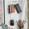 Javel Wandlamp, Muurspot Chroom, Natuurlijke kleuren, Zwart, 1-licht