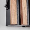 Javel Wandlamp, Muurspot Chroom, Natuurlijke kleuren, Zwart, 1-licht