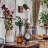 Javel Wandlamp, Muurspot Chroom, Natuurlijke kleuren, Zwart, 1-licht
