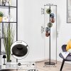 Koyoto Kogellampje, Staande lamp 32 cm Blauw, Groen, Duidelijk, Koperkleurig, 6-lichts
