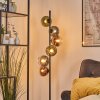 Koyoto Kogellampje, Staande lamp 32 cm Blauw, Groen, Duidelijk, Koperkleurig, 6-lichts