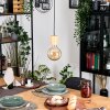 Sydan Hanglamp, Hanglamp Natuurlijke kleuren, Zwart, 1-licht