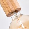 Sydan Hanglamp, Hanglamp Natuurlijke kleuren, Zwart, 1-licht