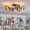 Chehalis Plafondlamp, Kogellampje 55 cm Blauw, Groen, Koperkleurig, 6-lichts