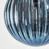 Chehalis Plafondlamp, Kogellampje 55 cm Blauw, Groen, Koperkleurig, 6-lichts