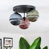 Chehalis Plafondlamp, Kogellampje 33.5 cm Blauw, Groen, Koperkleurig, 3-lichts