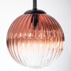Chehalis Plafondlamp, Kogellampje 30.5 cm Blauw, Groen, Duidelijk, Koperkleurig, 3-lichts