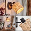 Cavaca Wandlamp, Muurspot Zwart, 1-licht