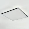 Barullu Plafondlamp, Paneel LED Zwart, Wit, 1-licht