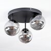 Chehalis Plafondlamp, Kogellampje 30.5 cm Rookkleurig, 3-lichts