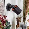 Fallhagen Wandlamp, Muurspot Zwart, 1-licht