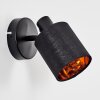 Fallhagen Wandlamp, Muurspot Zwart, 1-licht