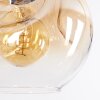 Ripoll Hanglamp, Kogellampje, Hanglamp Amber, Duidelijk, 6-lichts Ripoll Hanglamp, Kogellampje, Hanglamp Amber, Duidelijk, 6-lichts