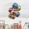 Koyoto Plafondlamp, Kogellampje Goud, Zwart, 8-lichts