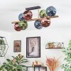 Koyoto Plafondlamp, Kogellampje Goud, Zwart, 8-lichts
