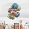 Koyoto Plafondlamp, Kogellampje Goud, Zwart, 8-lichts