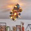 Koyoto Plafondlamp, Kogellampje Goud, Zwart, 8-lichts