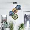 Koyoto Plafondlamp, Kogellampje 31 cm Blauw, Goud, Groen, 4-lichts