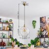 Ripoll Hanglamp, Kogellampje, Hanglamp Goud, 1-licht