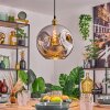 Ripoll Hanglamp, Kogellampje, Hanglamp Goud, 1-licht