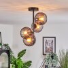 Koyoto Plafondlamp, Kogellampje 31 cm Rookkleurig, 4-lichts
