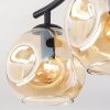 Ripoll Plafondlamp, Kogellampje Amber, 2-lichts