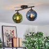 Gastor Plafondlamp, Kogellampje Blauw, Groen, 2-lichts