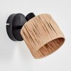 Granja Wandlamp, Muurspot Zwart, 1-licht