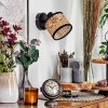 Ramila Wandlamp, Muurspot Zwart, 1-licht