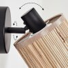 Bongal Wandlamp, Muurspot Zwart, 1-licht