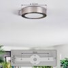 Tavin Plafondlamp LED Nikkel mat, 1-licht
