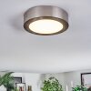 Tavin Plafondlamp LED Nikkel mat, 1-licht
