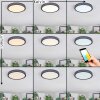 Finsrud Plafondlamp, Paneel LED Zwart, 1-licht