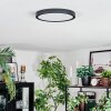 Finsrud Plafondlamp, Paneel LED Zwart, 1-licht