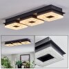 Walon Plafondlamp LED Zwart, 1-licht