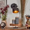 Tylar Wandlamp, Muurspot Zwart, 1-licht