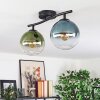 Gastor Plafondlamp, Kogellampje Blauw, Groen, Duidelijk, 2-lichts Gastor Plafondlamp, Kogellampje Blauw, Groen, Duidelijk, 2-lichts