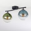 Gastor Plafondlamp, Kogellampje Blauw, Groen, Duidelijk, 2-lichts Gastor Plafondlamp, Kogellampje Blauw, Groen, Duidelijk, 2-lichts