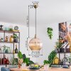 Koyoto Hanglamp, Kogellampje, Hanglamp Goud, 1-licht Koyoto Hanglamp, Kogellampje, Hanglamp Goud, 1-licht