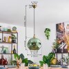 Ripoll Hanglamp, Kogellampje, Hanglamp Goud, 1-licht