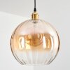Koyoto Hanglamp, Kogellampje, Hanglamp Goud, 1-licht