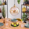 Koyoto Hanglamp, Kogellampje, Hanglamp Goud, 1-licht