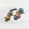 Koyoto Plafondlamp, Kogellampje Goud, Zwart, 8-lichts