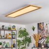 Belan Plafondlamp, Paneel LED Natuurlijke kleuren, Wit, 1-licht, Afstandsbediening